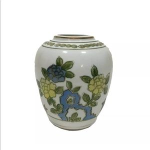 Andrea By Sadek Vase - Butterfly With Flowers - 5” Tall - #9004- Japan